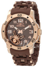 Invicta Sea Spider Brun/Rose-gulltonet stål Ø48 mm Invicta Sea Spider Brun/Rose-gulltonet stål Ø48 mm
