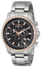 Invicta Specialty Sort/Stål Ø48 mm Invicta Specialty Sort/Stål Ø48 mm