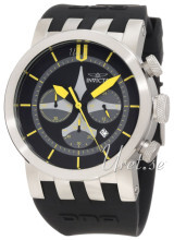 Invicta DNA Sort/Gummi Ø46 mm Invicta DNA Sort/Gummi Ø46 mm