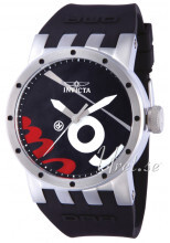 Invicta DNA Sort/Gummi Ø46 mm Invicta DNA Sort/Gummi Ø46 mm
