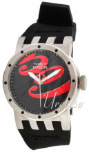 Invicta DNA Sort/Gummi Ø40 mm Invicta DNA Sort/Gummi Ø40 mm
