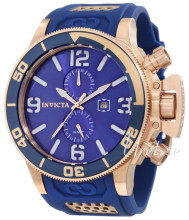 Invicta Corduba Blå/Rose-gulltonet stål Ø53 mm Invicta Corduba Blå/Rose-gulltonet stål Ø53 mm