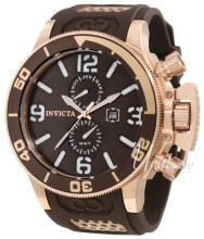 Invicta Corduba Brun/Gulltonet stål Ø53 mm Invicta Corduba Brun/Gulltonet stål Ø53 mm