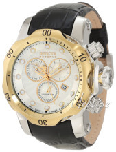 Invicta Venom Sølvfarget/Lær Ø46 mm Invicta Venom Sølvfarget/Lær Ø46 mm