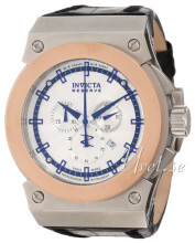 Invicta Akula Reserve Sølvfarget/Lær Ø52 mm Invicta Akula Reserve Sølvfarget/Lær Ø52 mm