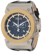 Invicta Akula Sort/Lær Ø52 mm Invicta Akula Sort/Lær Ø52 mm