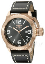 Invicta Corduba Sort/Lær Ø46 mm Invicta Corduba Sort/Lær Ø46 mm