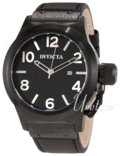 Invicta Corduba Sort/Lær Ø48 mm Invicta Corduba Sort/Lær Ø48 mm