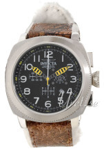 Invicta Aviator Sort/Lær Ø50 mm Invicta Aviator Sort/Lær Ø50 mm