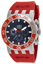 Invicta DNA Sort/Gummi Ø46 mm Invicta DNA Sort/Gummi Ø46 mm