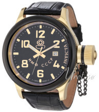 Invicta Russian Diver Sort/Lær Ø52 mm Invicta Russian Diver Sort/Lær Ø52 mm