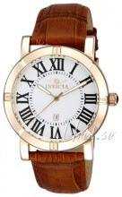 Invicta Specialty Sølvfarget/Lær Ø42 mm Invicta Specialty Sølvfarget/Lær Ø42 mm