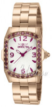 Invicta Lupah Hvit/Rose-gulltonet stål Ø34 mm Invicta Lupah Hvit/Rose-gulltonet stål Ø34 mm