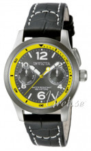 Invicta Force Grå/Lær Ø36 mm Invicta Force Grå/Lær Ø36 mm
