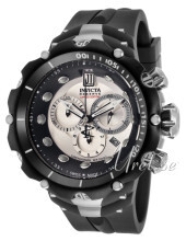 Invicta Jason Taylor Sølvfarget/Gummi Ø52 mm Invicta Jason Taylor Sølvfarget/Gummi Ø52 mm