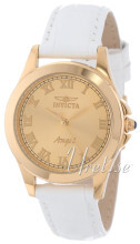 Invicta Angel Gulltonet/Lær Ø32.5 mm Invicta Angel Gulltonet/Lær Ø32.5 mm