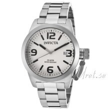 Invicta Corduba Hvit/Stål Ø40 mm Invicta Corduba Hvit/Stål Ø40 mm