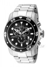 Invicta Pro Diver Sort/Stål Ø48.8 mm Invicta Pro Diver Sort/Stål Ø48.8 mm