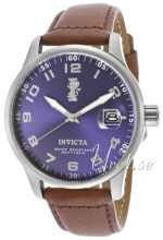 Invicta I-Force Blå/Lær Ø45 mm Invicta I-Force Blå/Lær Ø45 mm