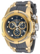 Invicta Bolt Grå/Gulltonet stål Ø53 mm Invicta Bolt Grå/Gulltonet stål Ø53 mm