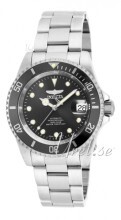 Invicta Pro Diver Sort/Stål Ø40 mm Invicta Pro Diver Sort/Stål Ø40 mm