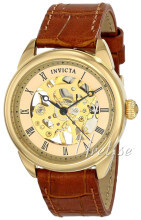 Invicta Specialty Gulltonet/Lær Ø36 mm Invicta Specialty Gulltonet/Lær Ø36 mm