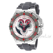 Invicta Excursion Sølvfarget/Gummi Ø50 mm Invicta Excursion Sølvfarget/Gummi Ø50 mm