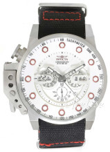 Invicta I-Force Sølvfarget/Tekstil Ø50 mm Invicta I-Force Sølvfarget/Tekstil Ø50 mm