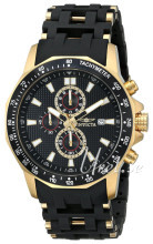 Invicta Sea Spider Sort/Gulltonet stål Ø48 mm Invicta Sea Spider Sort/Gulltonet stål Ø48 mm