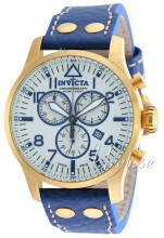 Invicta Reserve Hvit/Lær Ø47 mm Invicta Reserve Hvit/Lær Ø47 mm