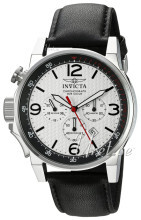 Invicta I-Force Sølvfarget/Lær Ø46 mm Invicta I-Force Sølvfarget/Lær Ø46 mm