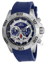 Invicta Aviator Blå/Gummi Ø48 mm Invicta Aviator Blå/Gummi Ø48 mm