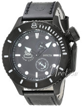 Invicta Russian Diver Sort/Lær Ø48 mm Invicta Russian Diver Sort/Lær Ø48 mm