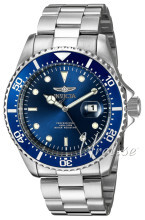 Invicta Pro Diver Blå/Stål Ø43 mm Invicta Pro Diver Blå/Stål Ø43 mm