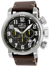 Invicta Aviator Sort/Lær Ø52 mm Invicta Aviator Sort/Lær Ø52 mm