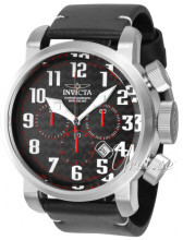 Invicta Aviator Sort/Lær Ø52 mm Invicta Aviator Sort/Lær Ø52 mm