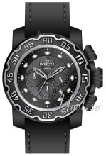 Invicta Lupah Sort/Lær Ø52 mm Invicta Lupah Sort/Lær Ø52 mm