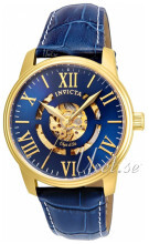 Invicta Blå/Lær Ø42 mm Invicta Blå/Lær Ø42 mm