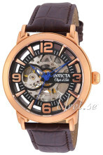 Invicta Sort/Lær Ø44 mm Invicta Sort/Lær Ø44 mm