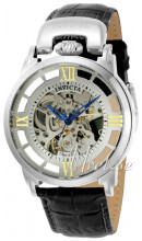 Invicta Sølvfarget/Lær Ø42 mm Invicta Sølvfarget/Lær Ø42 mm