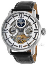 Invicta Sølvfarget/Lær Ø47 mm Invicta Sølvfarget/Lær Ø47 mm
