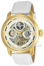 Invicta Hvit/Lær Ø47 mm Invicta Hvit/Lær Ø47 mm