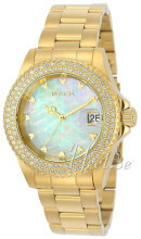 Invicta Hvit/Gulltonet stål Ø40 mm Invicta Hvit/Gulltonet stål Ø40 mm