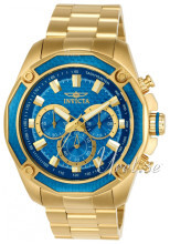 Invicta Aviator Blå/Gulltonet stål Ø48 mm Invicta Aviator Blå/Gulltonet stål Ø48 mm