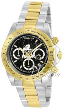 Invicta Sort/Gulltonet stål Ø39 mm Invicta Sort/Gulltonet stål Ø39 mm
