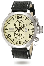 Invicta Corduba Antikk hvit/Lær Ø52 mm Invicta Corduba Antikk hvit/Lær Ø52 mm