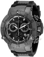 Invicta Subaqua Sort/Gummi Ø50 mm Invicta Subaqua Sort/Gummi Ø50 mm