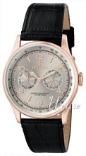 Invicta Vintage Sølvfarget/Lær Ø44 mm Invicta Vintage Sølvfarget/Lær Ø44 mm