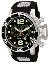 Invicta Corduba Sort/Gummi Ø53 mm Invicta Corduba Sort/Gummi Ø53 mm