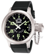 Invicta Russian Diver Sort/Lær Ø51.5 mm Invicta Russian Diver Sort/Lær Ø51.5 mm